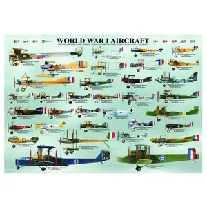 Puzzle Eurographics 1000 pièces - Avions de la Première Guerre mondiale