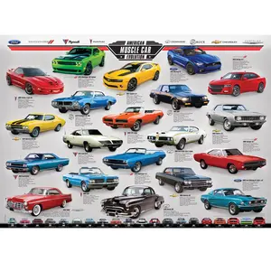 Puzzle Eurographics - Muscle Car Evolution, 1000 pièces pas cher