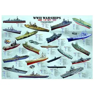 EuroGraphics Puzzles - Navires de la seconde guerre mondiale - puzzle - 1000 pièces pas cher