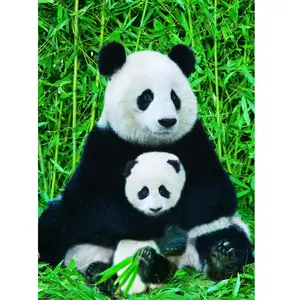 EuroGraphics Puzzle Panda et bébé Panda 1 000 pièces pas cher