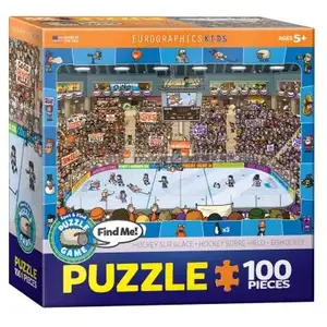 Puzzle Eurographics 100 pièces - Spot & Find - Hockey (MO) pas cher