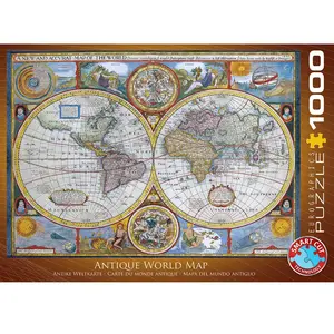 Eurographics Puzzles - A New and Accurate Map of the World - puzzle - 1000 pièces