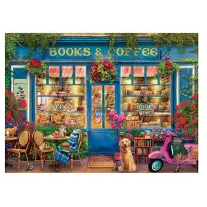 Livres et café - Gary Walton 1000 Pièces  Eurographics pas cher