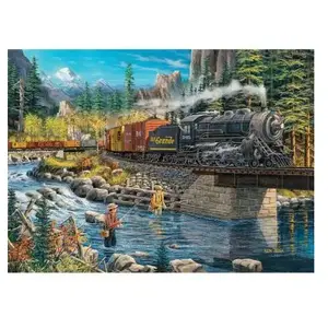 Eurographics Puzzle 1000 pièces : Le silence de la rivière est brisé par KZ pas cher