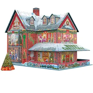 Eurographics Puzzle 3D - Maison de Noel pas cher