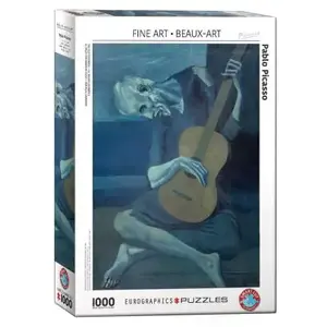 Pablo Picasso - Le Vieux Guitariste 1000 Pièces Eurographics pas cher