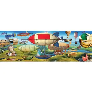 Puzzle 1000 pièces panoramique Eurographics - La Grande Course pas cher