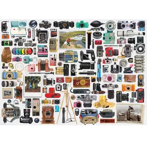 Puzzle 1000 pièces Eurographics - World of Cameras pas cher