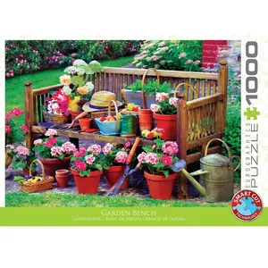 Puzzle Eurographics - Banc de jardin, 1000 pièces pas cher
