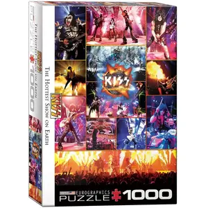 Puzzle Eurographics - KISS Le spectacle le plus chaud du monde, 1000 pièces pas cher