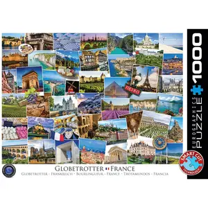 Puzzle Eurographics - Globetrotter France, 1000 pièces pas cher