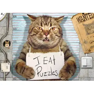Eurographics Puzzle 500 pièces : Chat criminel par Paul Normand pas cher