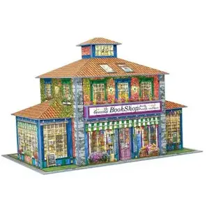 Puzzle 3D de 1400 pièces : Librairie