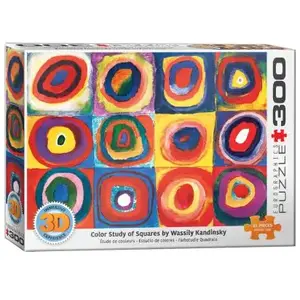 EuroGraphics Puzzle 300 pieces XL : 3D Lenticulaire : Etudes de couleurs, Wassily Kandinsky pas cher