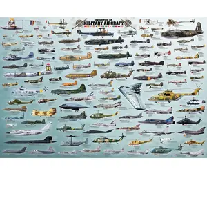 Eurographics Puzzle Évolution de l'aéronautique Militaire (2000 pièces)