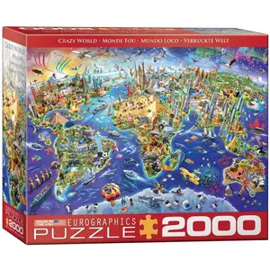 Comparateur de prix : EuroGraphics - 8220-5343 - Puzzle Crazy World - 2000 pièces