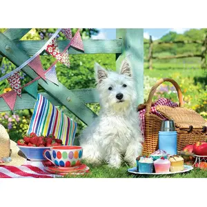 Pièces XXL - Scottie Dog Picnic 500 Pièces  Eurographics