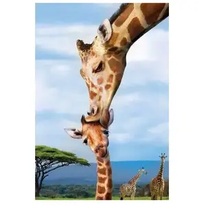 EuroGraphics Puzzle 250 pièces : Collection Save our planet : Girafes