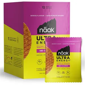 Naak Boîte De Gaufres énergétiques Ultra Energy  Berries 30g 12 Unités...Vendu pardeporvillage