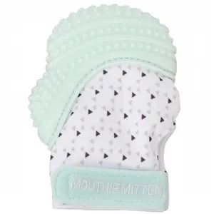 Mouthie Mitten Mitaine de dentition vert menthe pas cher