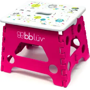 BBLUV Marchepied enfant pliable Stëp rose pas cher