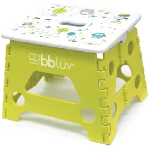 BBLUV BBLÜV Stëp tabouret pliable pour enfant 22 x 18 x 18,2cm Lime 18m+ 1 pcs pas cher