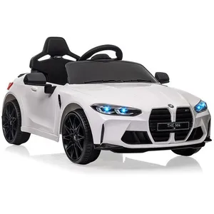 BALOVEBY Voiture Électrique Enfant 12V Blanc Sous Licence BMW M4 avec ... pas cher