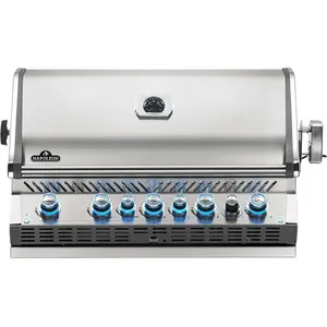 Comparateur de prix : Barbecue à gaz encastrable NAPOLEON Prestige Pro 665 - 4 brûleurs + S...
