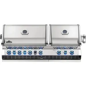 Comparateur de prix : Barbecue gaz encastrable Napoleon Prestige Pro 825 inox 4 brûleurs + 2...