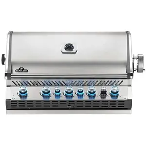 Barbecue gaz encastrable Prestige Pro 665 inox 4 brûleurs + Sizzle Zon...Vendu pardarty