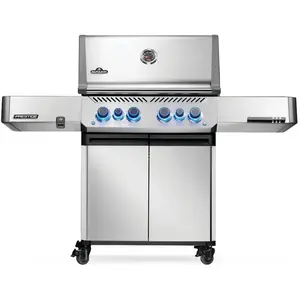 Comparateur de prix : Barbecue à gaz Prestige 500 + Sizzle Zone + Brûleur arrière - Inox