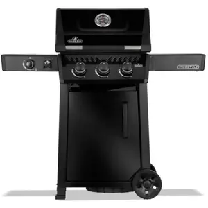 Napoleon Barbecue à gaz Freestyle 365 + Réchaud latéral - Noir pas cher