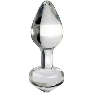 Comparateur de prix : Plug Anal Transparent en Verre Icicles N°44