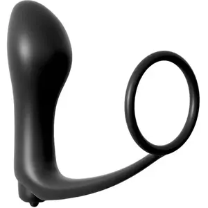Comparateur de prix : Plug Anal Vibrant & Cockring Ass-Gasm Anal Fantasy Collection
