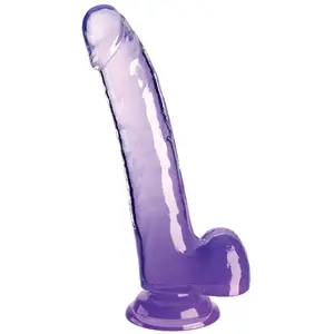 Comparateur de prix : Pipedream King Cock Clear Cock with Balls Violet 24,8 cm