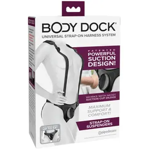 Comparateur de prix : Body Dock Bretelles à sangle Noir 8,6 cm