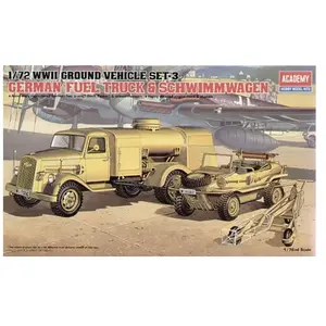 Academy Maquette Camion German Fuel Truck & Schwimmwagen