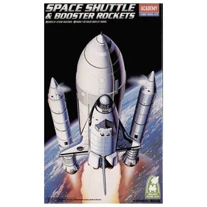 Maquette navette : space shuttle & booster rockets academy pas cher