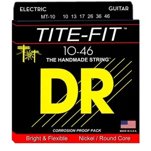 DR MT10 10-46 Tite Fit Medium-Tite - Jeu de cordes guitare électrique