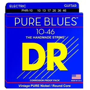 DR PHR10 Pure Blues Medium - Jeu de cordes guitare électrique