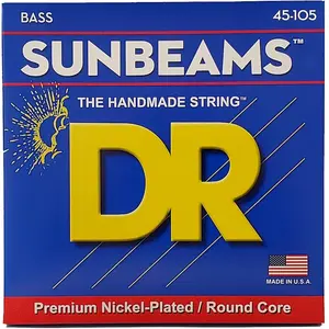 Comparateur de prix : DR NMR-45 - Sunbeam - Nickel Plated, jeu guitare basse, Medium 45-105