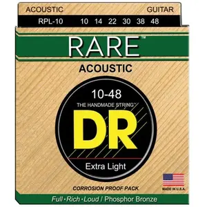 Comparateur de prix : Dr Jeu De Cordes Guitare Acoustique Dr Rare Lite Rpl10