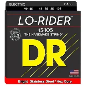 Jeu de cordes guitare basse DR Lo Riders Medium MH45