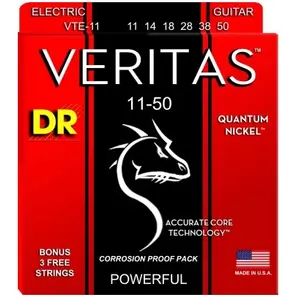 Comparateur de prix : Dr Strings VTE-11 Veritas 11-50 Jeux de cordes électriques 011