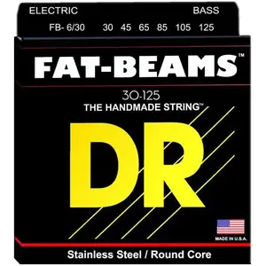 Comparateur de prix : DR FB6-30 - Fat-Beam - Stainless Steel, jeu guitare basse, 6 cordes Medium 30-125