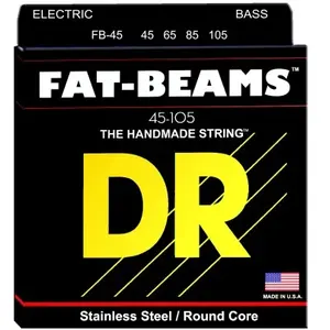 Comparateur de prix : DR Strings FAT-BEAMS 45-105 Jeu de Cordes pour Guitare Basse