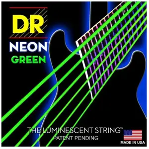 Dr Jeu De Cordes Guitare Électrique Dr Neon Medium Vert Nge10 10-46