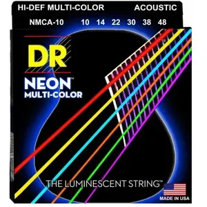 Strings NMCA-10 Neon MULTI-color HI-def 10-48 Jeux de cordes folk 010