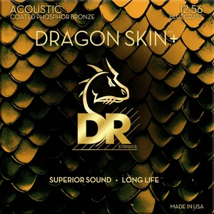 Dr Strings 12-56 Dragon Skin+ Coated Phospore Bronze Bluegrass