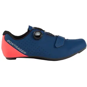 Chaussures velo route bontrager bnt circuit road bleu rose pas cher